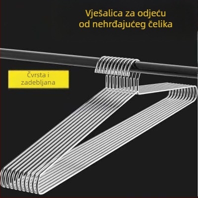 Duga šipka za sušenje od čvrstog nehrđajućeg čelika, za posteljinu i odjeću, kućna upotreba, balkon, veliki format