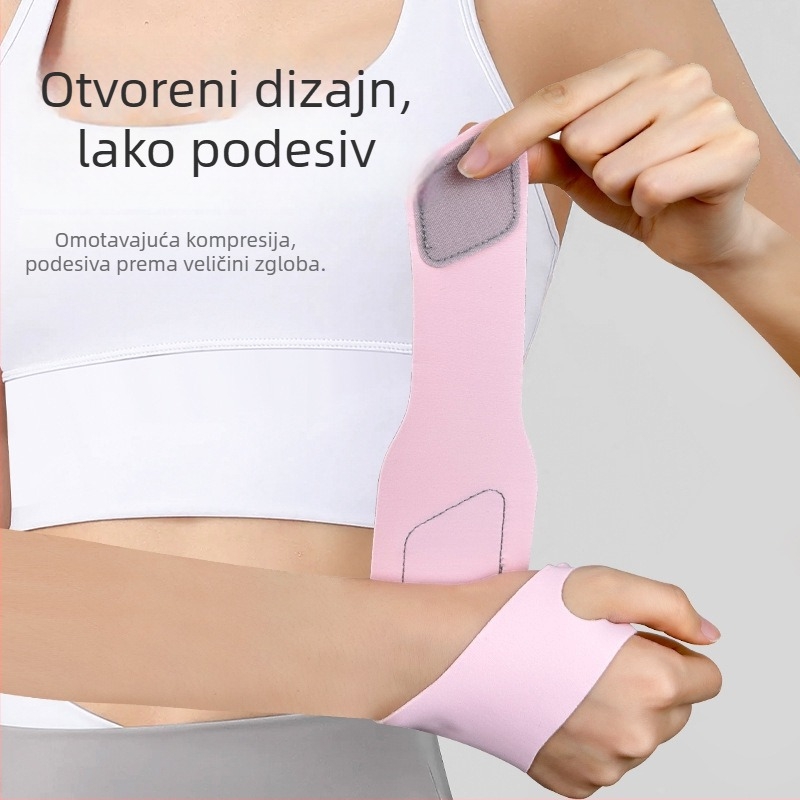 Japanska tanka traka za zapešće za sport, zaštita od uganuća i tetivne ovojnice, podrška zglobu, za badminton