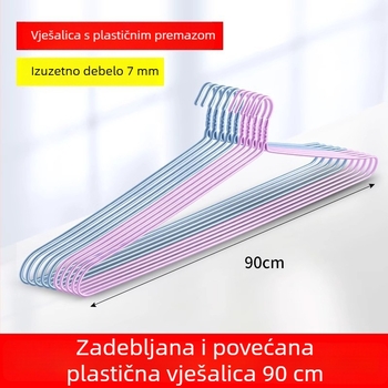Extra dugačka protuklizna vješalica za sušenje deka i plahti, namijenjena studentskom domu