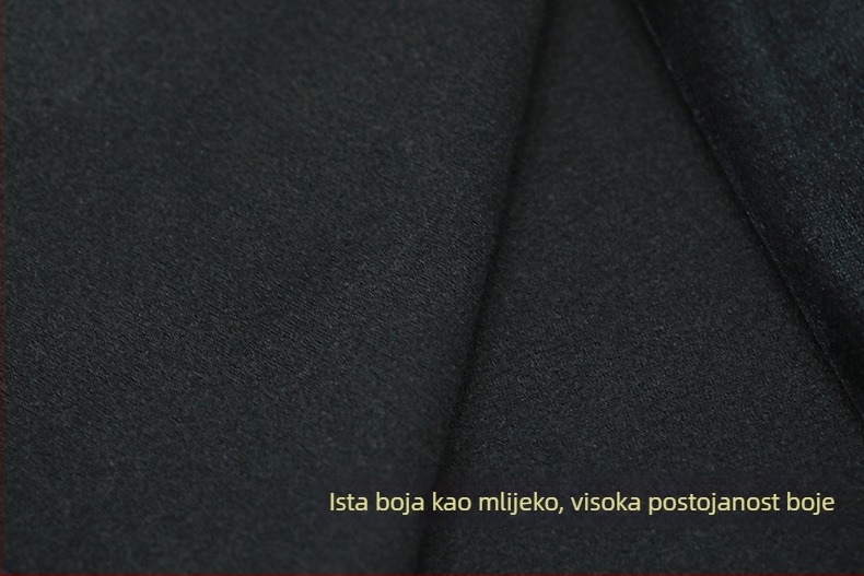 Francuski stil retro crna samet visoko struka midi suknja sa šlicem, ravni kroj, za niske žene, jesen-zima