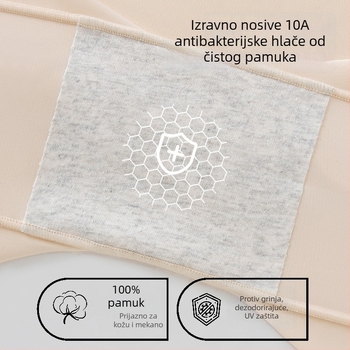 2025 ljeto: bezšivne ženske šorce za sigurnost, podizanje stražnjice, kontrola trbuha, oblikovanje, antibakterijski sloj