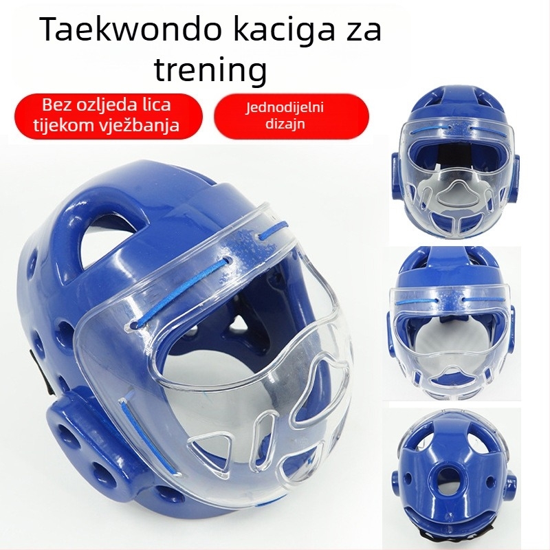 Kaciga za borilačke sportove sa zaštitom lica – univerzalna zaštitna kaciga za boks, karate i taekwondo