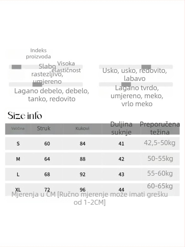 Francuski stil, minimalistička kožna suknja s visokim strukom, A-linija, kratka SN2570