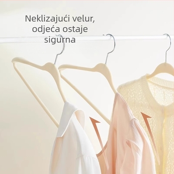 Plastična vješalica za odjeću sa širokim ramenima, protuklizna, za kapute i odijela