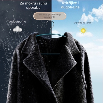 Metalna vješalica za odjeću za kućnu upotrebu, bezšivna i protuklizna.