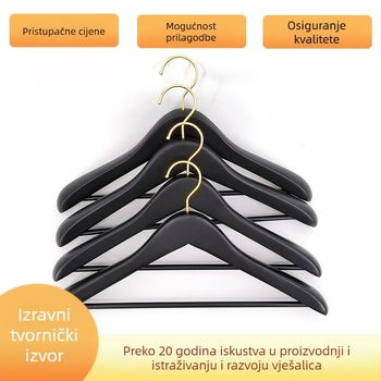 Debela i široka drvena vješalica za odjeću u vintage stilu