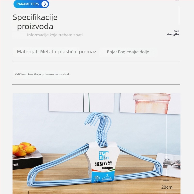 Minimalistička vješalica za odjeću za odrasle