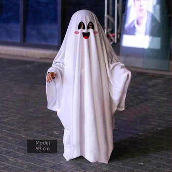 Bijeli duh – Halloween kostim za cosplay i maškare, ogrtač – za djecu i odrasle