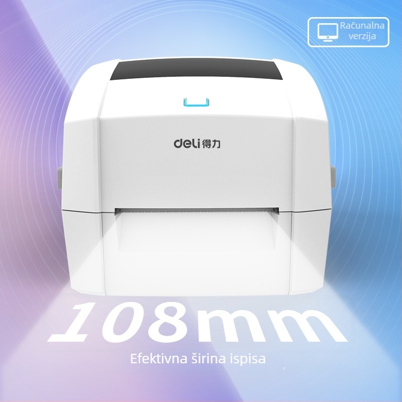 DL-888DW PRO termalni pisač za etikete s Bluetoothom za ekspresne pošiljke i ispis ekoloških naljepnica