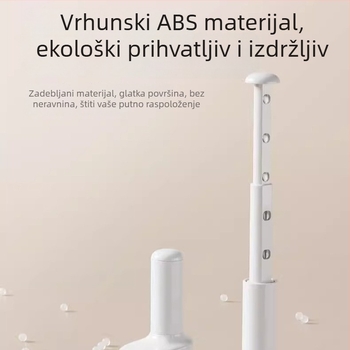 Putni sušilac za odjeću, teleskopski bez bušenja, multifunkcionalno sklopivo sušilo za balkon hotela