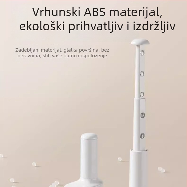 Putni sušilac za odjeću, teleskopski bez bušenja, multifunkcionalno sklopivo sušilo za balkon hotela