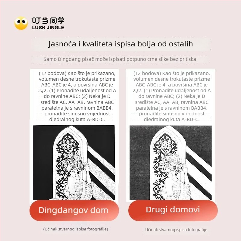 D1 samoljepljivi prenosni termalni pisač za etikete za pogrešne zadatke
