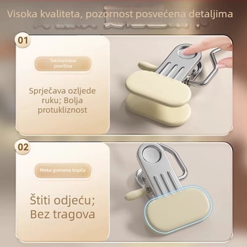 Protuklizni klipsovi za hlače s višenamjenskim kukama i štipaljkama za rublje za hlače i šešire