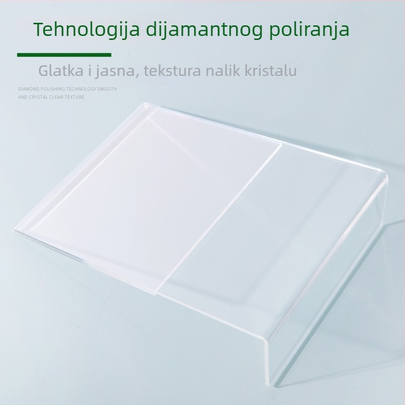 L-oblik akrilni stolni znak za cijenu, izložbeni stalak A4/A5
