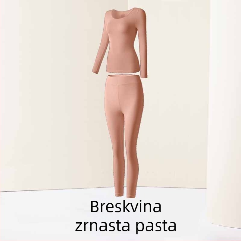 Hijaluronska kiselina — termalni komplet za njegu kože — ultra tanak, brzo zagrijavanje, bezšivne, toplji donji i gornji dio s dugim rukavima