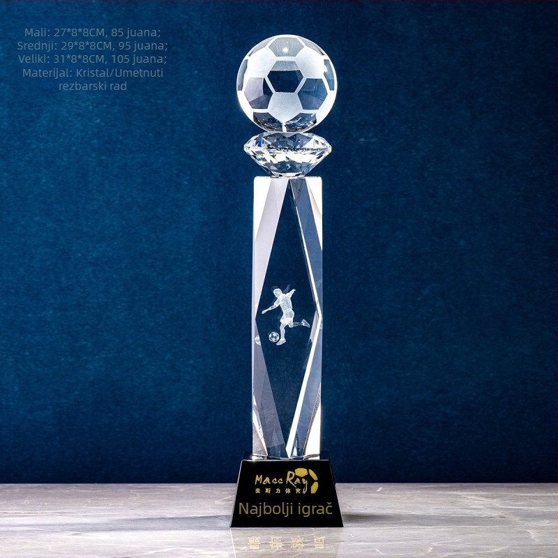Sveobuhvatna sportska trofeja za košarku i nogomet s dodjelom MVP, prvak, najbolji igrač, najbolji sudac, Zlatna cipela, Zlatna zviždaljka