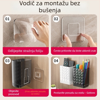 Višenamjenska kutija za kancelarijske potrepštine za stol i ured – držač olovke i skladišni regal