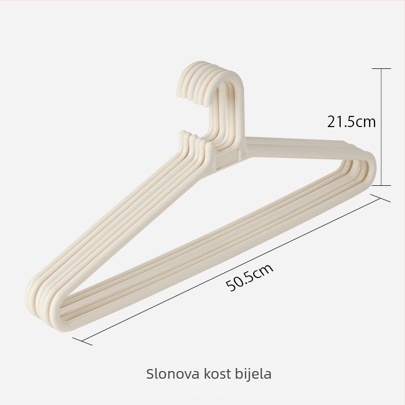 50,5 cm duga plastična vješalica za ručnike i odjeću, velika veličina