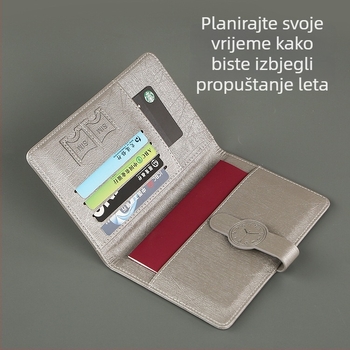 Duga torbica za putovnicu s RFID zaštitom za putovanja