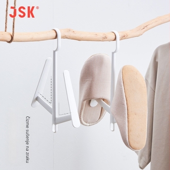 Japanski stil minimalistički stalak za cipele za balkon s kukom za sušenje
