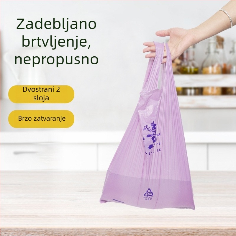 Jednokratne vreće za otpad s mirisom lavande, u stilu prsluka, za kućnu upotrebu