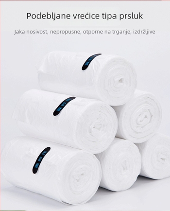 Wing Era Crne Debele Vreće Za Otpad Za Kućnu Upotrebu, Veliki Kolut, PE Plastične Vreće