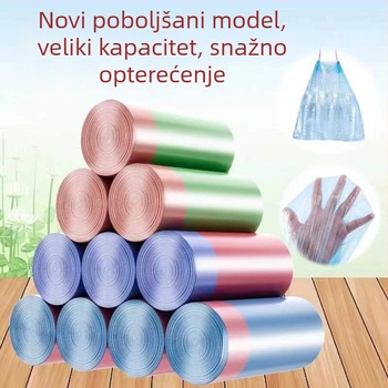 Debele jednokratne vreće za smeće s vezicom, 50 komada, za kućnu upotrebu