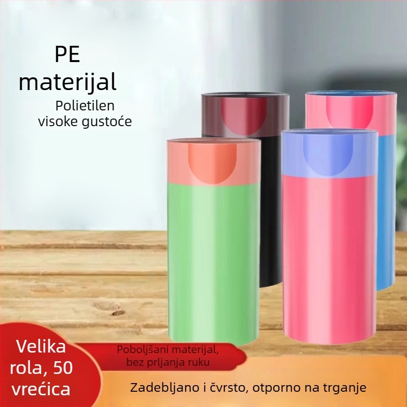Debele jednokratne vreće za smeće s vezicom, 50 komada, za kućnu upotrebu