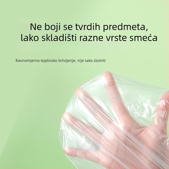 Kućne vreće za otpad, ravni otvor, metalik boja, debele, 100 komada u paketu