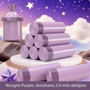 Vreće za smeće i vrećice za pseće izmet, otporne na probijanje, deblje, izdržljive, vodonepropusne, za kućnu upotrebu