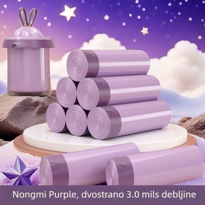 Vreće za smeće i vrećice za pseće izmet, otporne na probijanje, deblje, izdržljive, vodonepropusne, za kućnu upotrebu