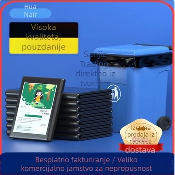 Ekstra-velike crne komercijalne vreće za otpad za institucije, sanitaciju, upravljanje nekretninama i hotele, debele i izdržljive