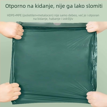 Kućne vrećice za smeće sa šnurnama, ekstra debele, velike, jednokratne