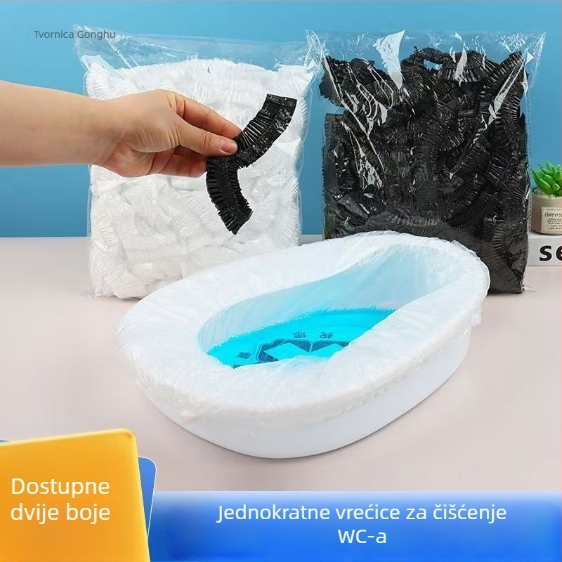 Vreće za posteljni lonac za starije osobe, bolničke vreće za čišćenje, plastične vreće s elastičnim otvorom za odrasle i djecu