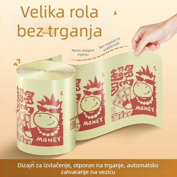 Ograničeno izdanje Godine Konja – Ekstra-velike vreće za smeće s vezicom, otporne na kidanje, debele, pogodne za kuhinju i dnevni boravak