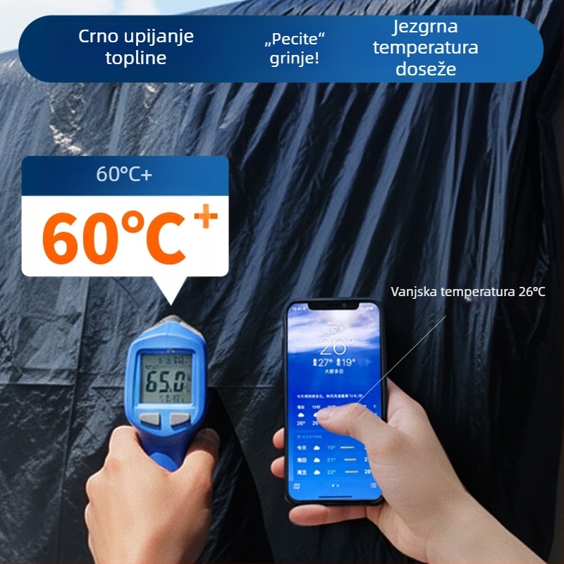 Crne plastične vrećice za uklanjanje grinja, velike vreće za otpad s ravnim otvorom, za uredsku higijenu i upravljanje imovinom, kućno skladištenje, debele