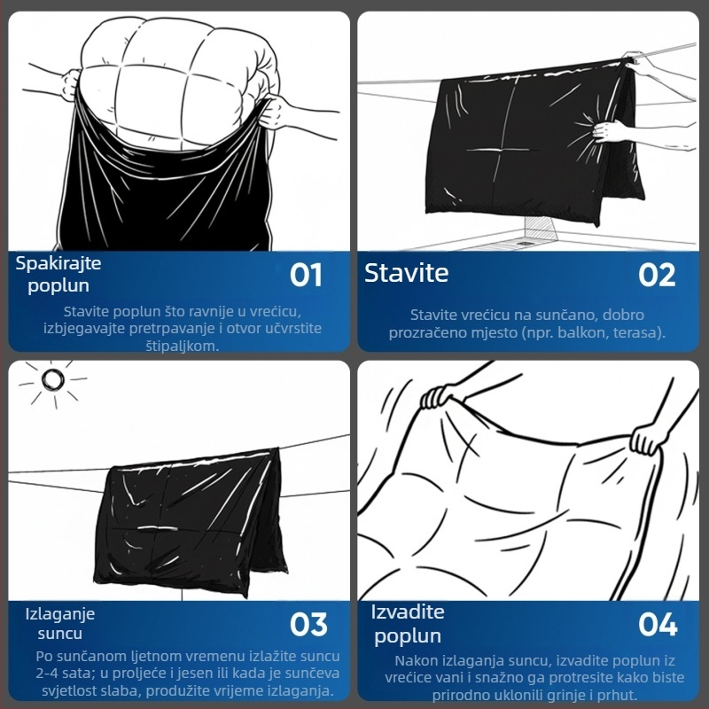 Crne plastične vrećice za uklanjanje grinja, velike vreće za otpad s ravnim otvorom, za uredsku higijenu i upravljanje imovinom, kućno skladištenje, debele