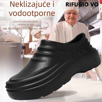 Unisex cipele za kuhare, protuklizne, otporne na ulje, vodootporne, otporne na habanje, za kuhinje hotela i kantina