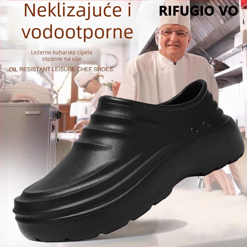Unisex cipele za kuhare, protuklizne, otporne na ulje, vodootporne, otporne na habanje, za kuhinje hotela i kantina