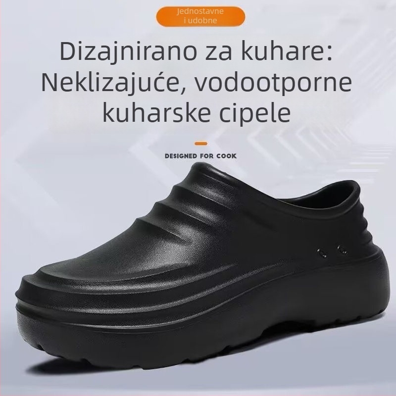 Cipele za kuhara, plus veličine, unisex, vodonepropusne, protuklizne i otporne na ulje, četiri sezone, za hotel i radionicu