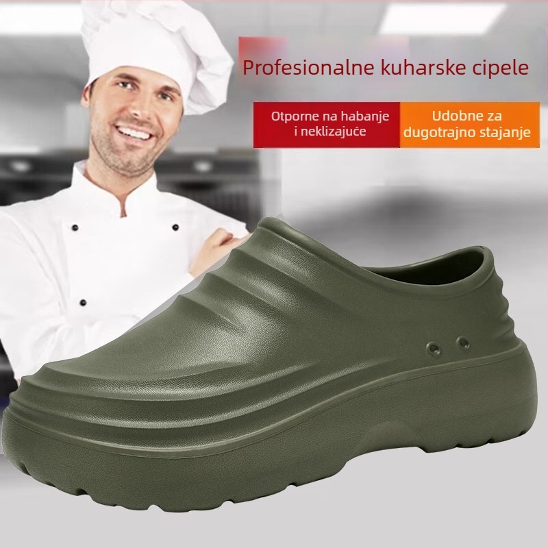 Cipele za kuhara, plus veličine, unisex, vodonepropusne, protuklizne i otporne na ulje, četiri sezone, za hotel i radionicu