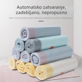 Izuzetno debela vrećica za otpad sa vezicom, kućna uporaba, automatsko zatvaranje, kuhinjska plastična vrećica