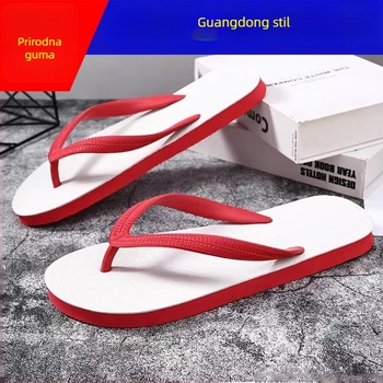 Muške gumene japanke s debelim potplatom, otvoreni prsti, protivklizne, za plažu