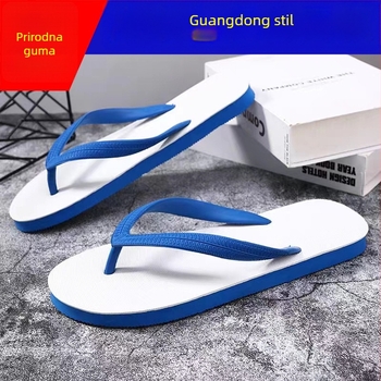 Muške gumene japanke s debelim potplatom, otvoreni prsti, protivklizne, za plažu