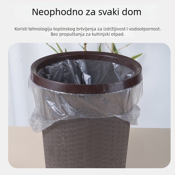 Smeće vreće u vest-stilu, srednje veličine, za kućanstvo, kuhinju i ured — biološki razgradivi PE, kutija od 100 komada