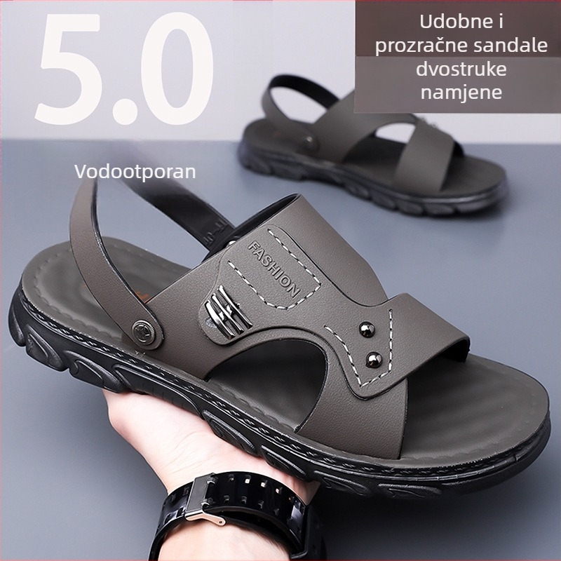 Muške ljetne sandale za plažu - vodootporne, protuklizne, mekane potplata, izdržljive, dvostruke namjene