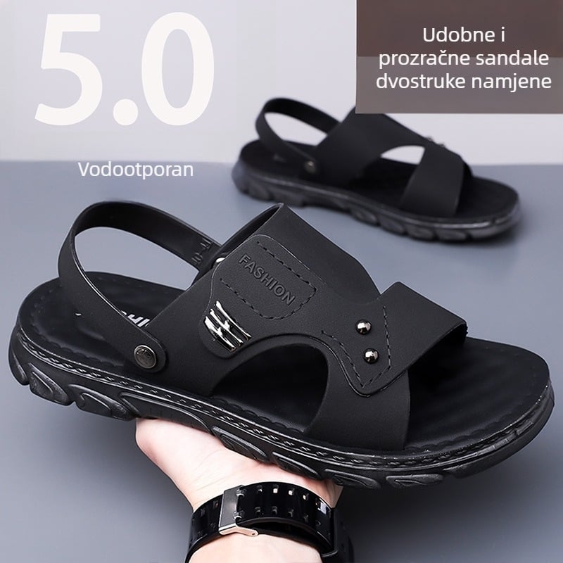 Muške ljetne sandale za plažu - vodootporne, protuklizne, mekane potplata, izdržljive, dvostruke namjene