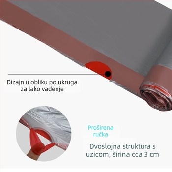 Debeli vrećici za smeće s vezicom, otporni na kidanje, za kuhinju, kupaonu i dnevni boravak