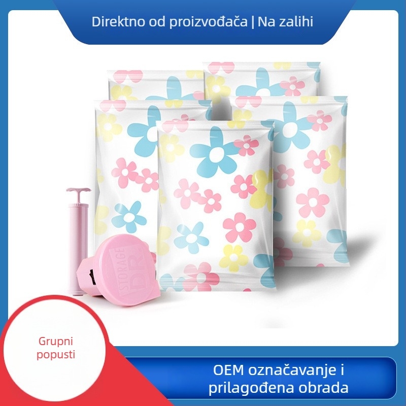 DR.STORAGE Vakuumske vreće za odjeću i deku – ručna kompresija