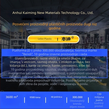 Sodolike Crne ekstra velike vreće za otpad za komercijalnu prehranu, vanjska higijena